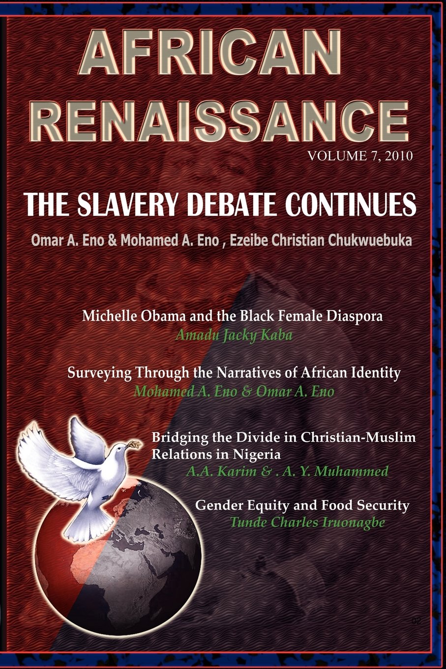 African Renaissance Vol 7 Nos 3-4 2010 Books