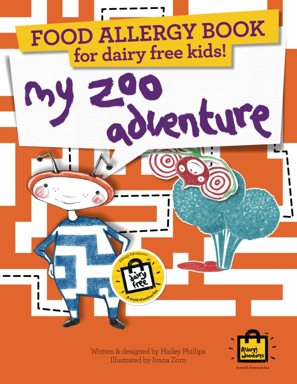 Food Allergy Book for Dairy Free Kids!: My Zoo Adventure (Children's Allergy Adventures Series) Health, Nutrition & Fitness