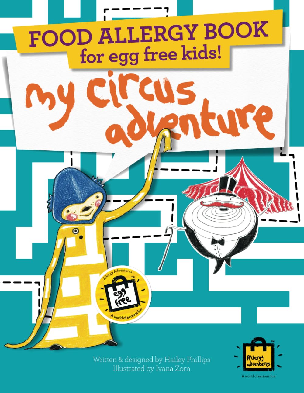 Food Allergy Book for Egg Free Kids!: My Circus Adventure (Children's Allergy Adventures Series) Health, Nutrition & Fitness