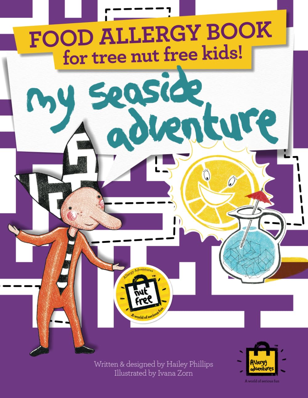 Food Allergy Book for Tree Nut Free Kids!: My Seaside Adventure (Children's Allergy Adventures Series) Health, Nutrition & Fitness