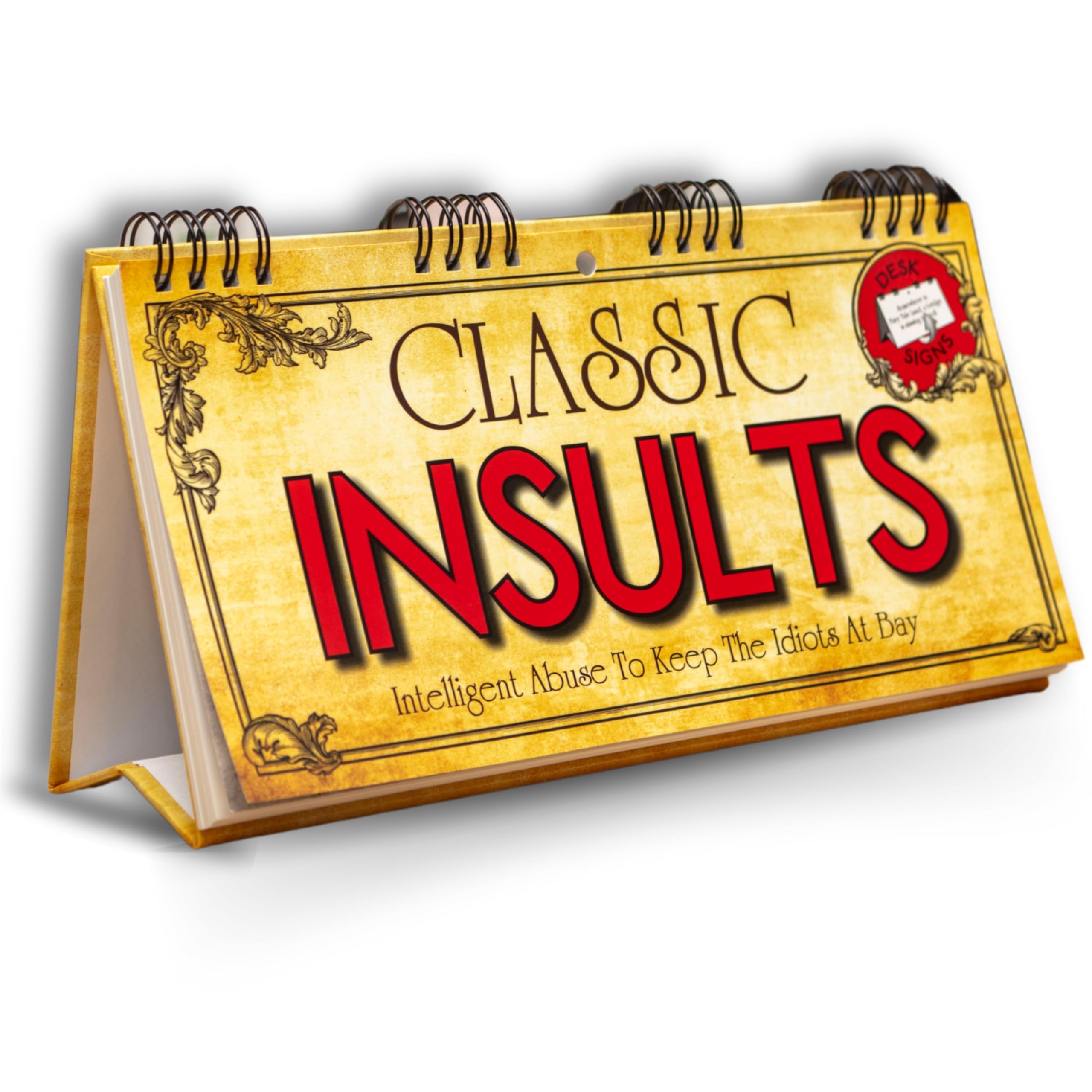 Classic Insults Flip Book: Intelligent Abuse To Keep The Idiots At Bay Humour & Satire
