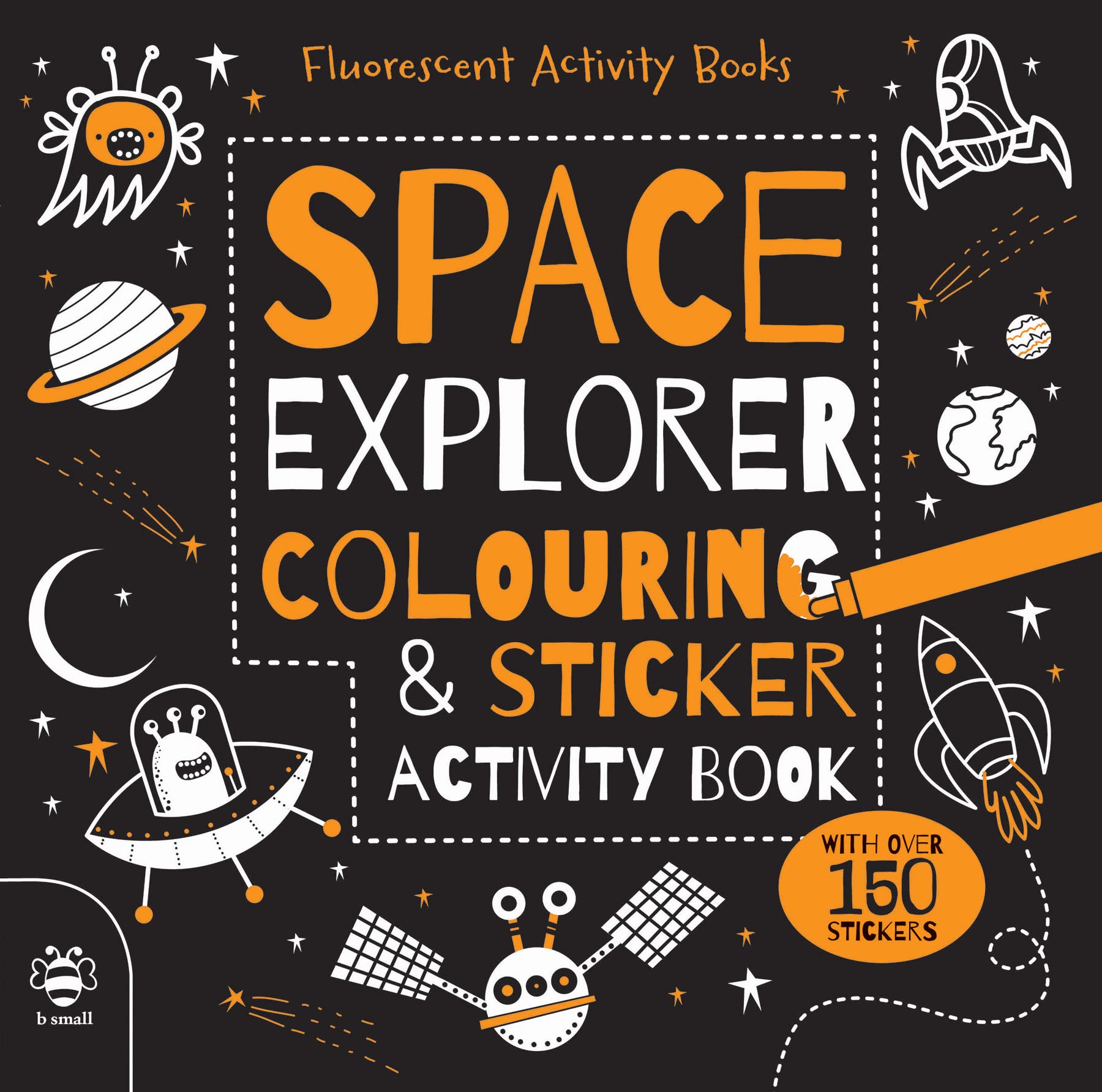 Space Explorer Colouring & Sticker Activity Book Tiptoi & Games
