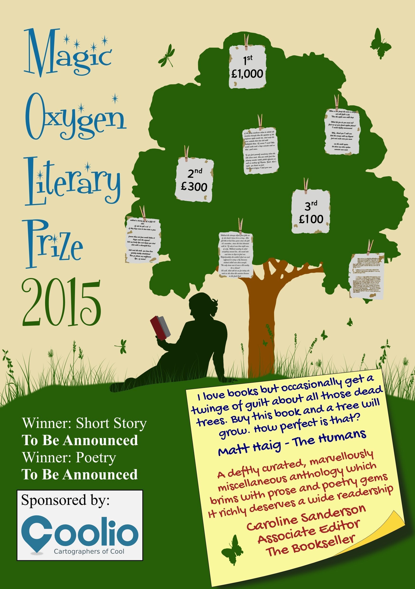 Magic Oxygen Literary Prize Anthology: The Writing Competition That Created a Word Forest: 2016 book