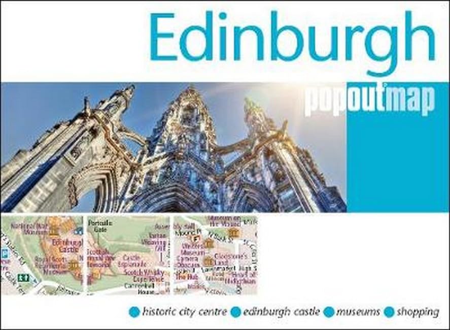 Popout Map Edinburgh: Historic City Centre, Edinburgh Castle, Museums, shopping (Popout Maps) Leisure, Home & Garden