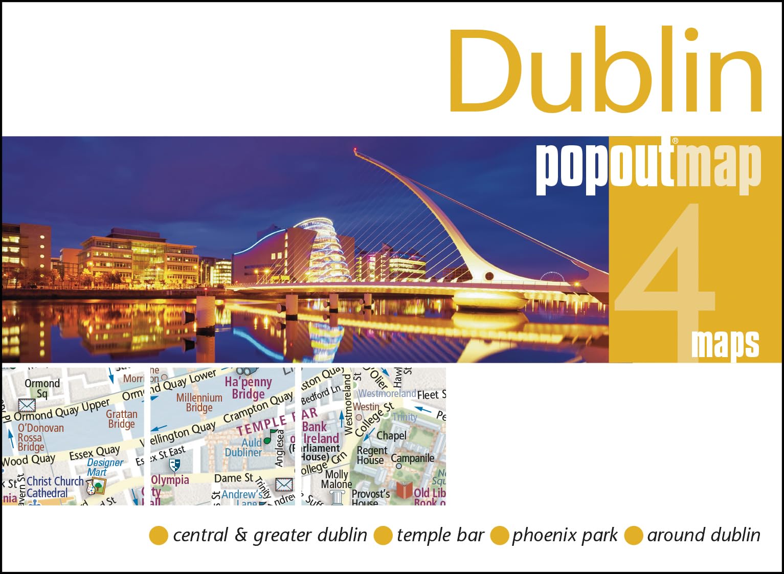 Dublin Popout Map Stationery