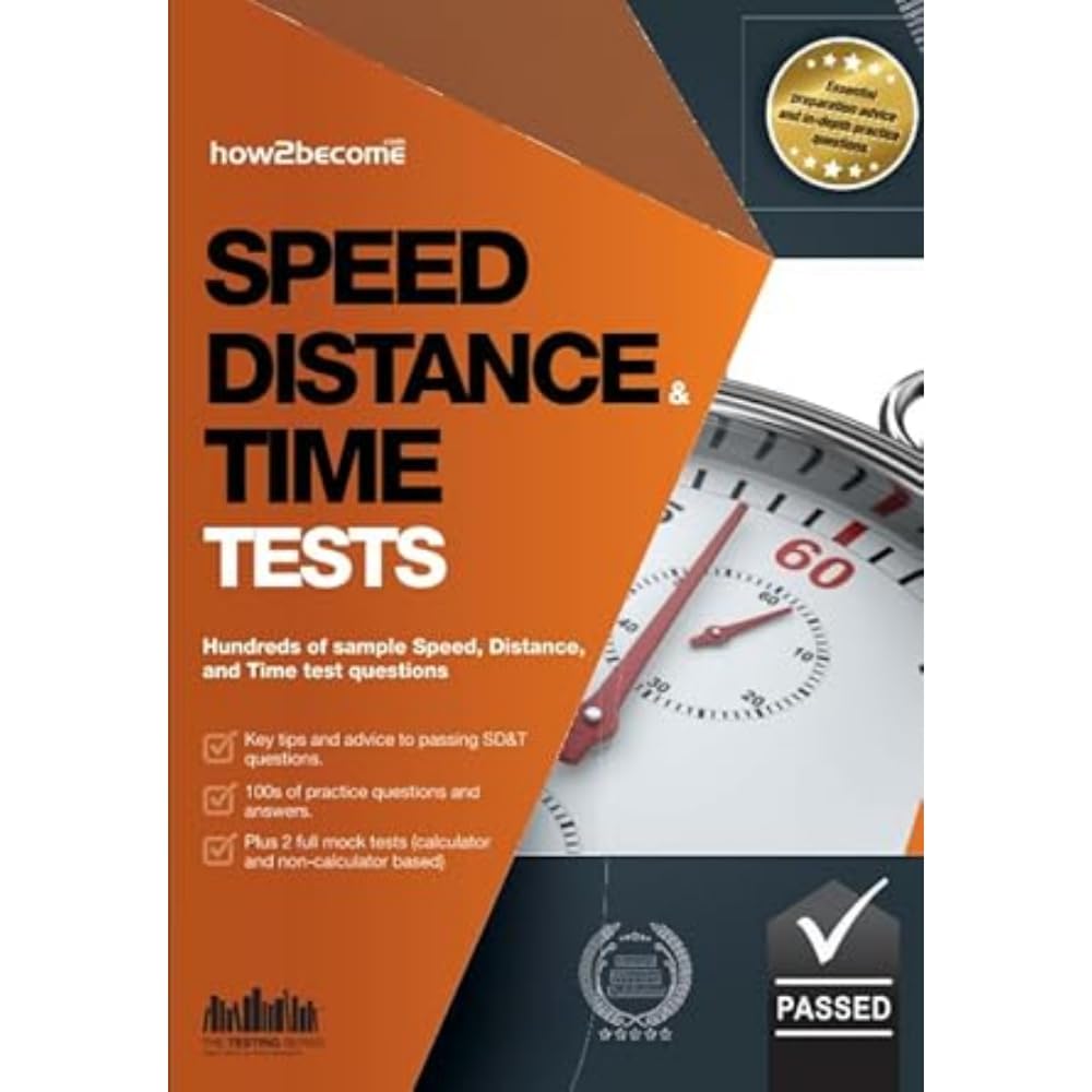 Speed, Distance and Time Tests: Hundreds of sample Speed, Distance and Time test questions book