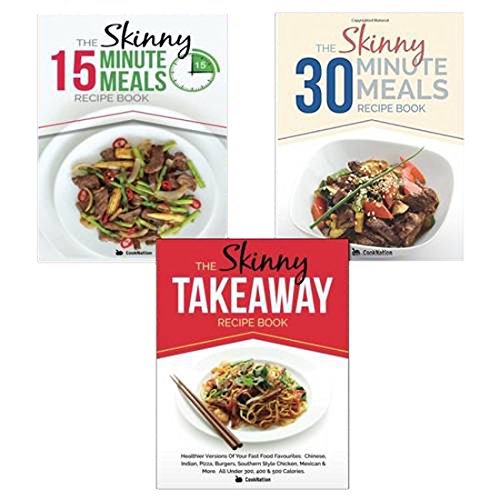The Skinny 15 and 30 Minutes Delicious Heatlhy Meals Recipes Books Collection Set book