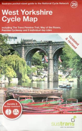 West Yorkshire Cycle Map: Including the Trans Pennine Trail, Way of the Roses, Pennine Cycleway and 5 individual day rides (Sustrans Pocket-sized Guide to the National Cycle Network, Band 29) Leisure, Home & Garden