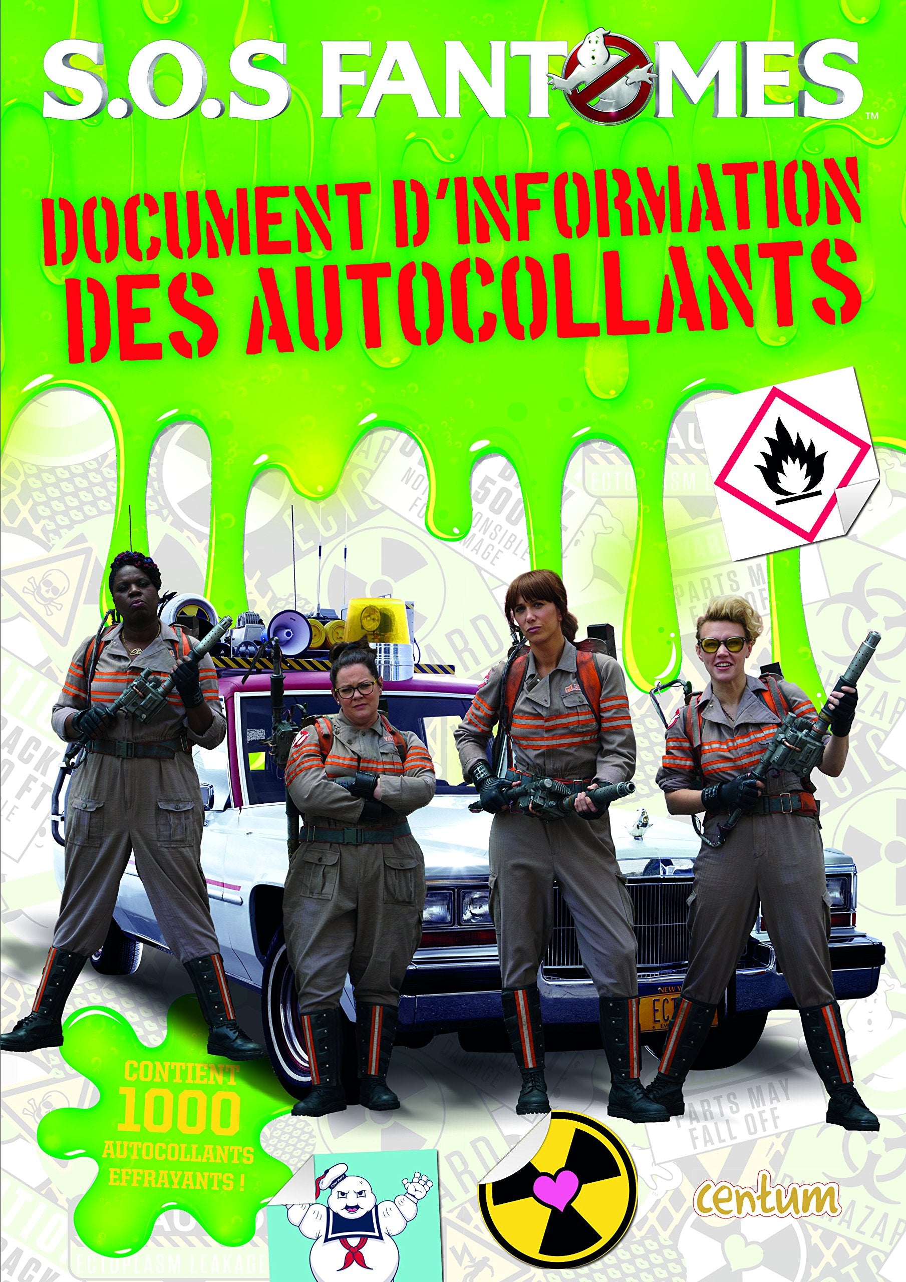 SOS Fantômes: Document d'information des autocollants book
