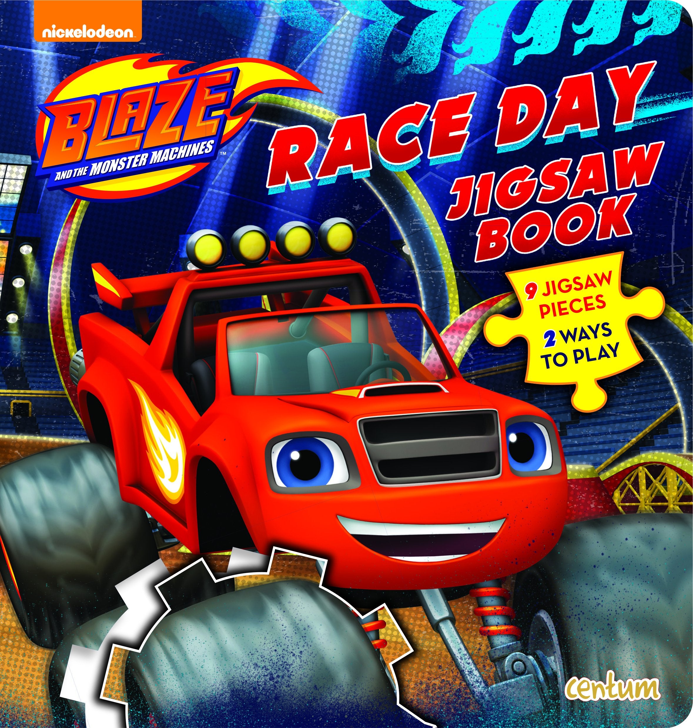 Blaze Race Day Jigsaw Book Tiptoi & Games