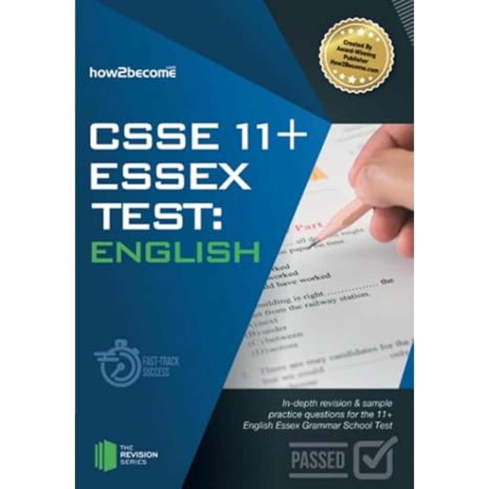 CSSE Essex 11+ Test: English: In-depth Revision & Sample Practice Questions for the 11+ English Essex Grammar School Test book