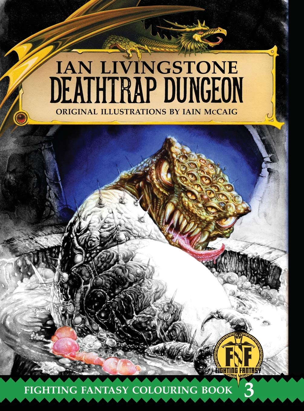 Deathtrap Dungeon Colouring Book Action & Adventure