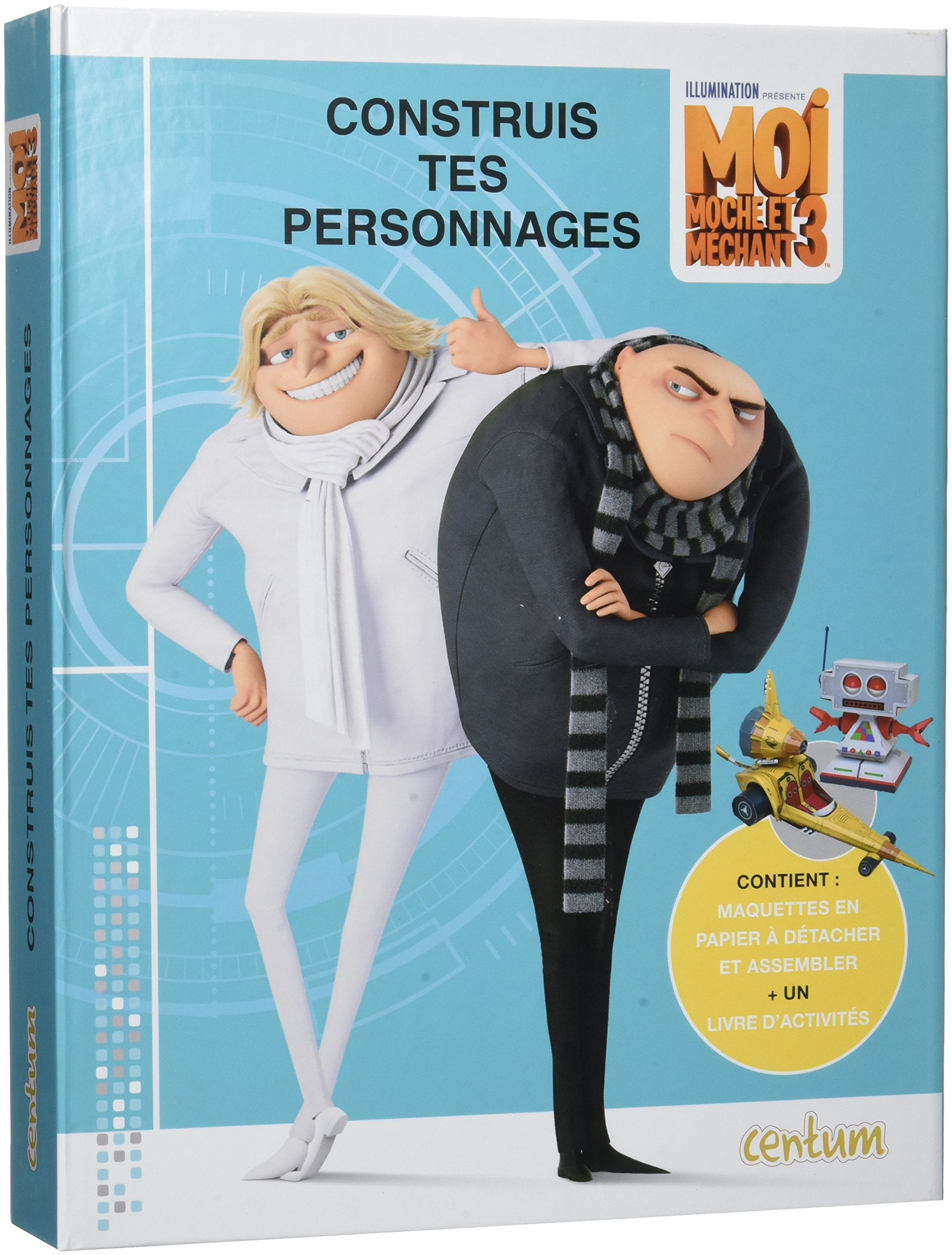Construis tes personnages Moi, moche et méchant 3 Books
