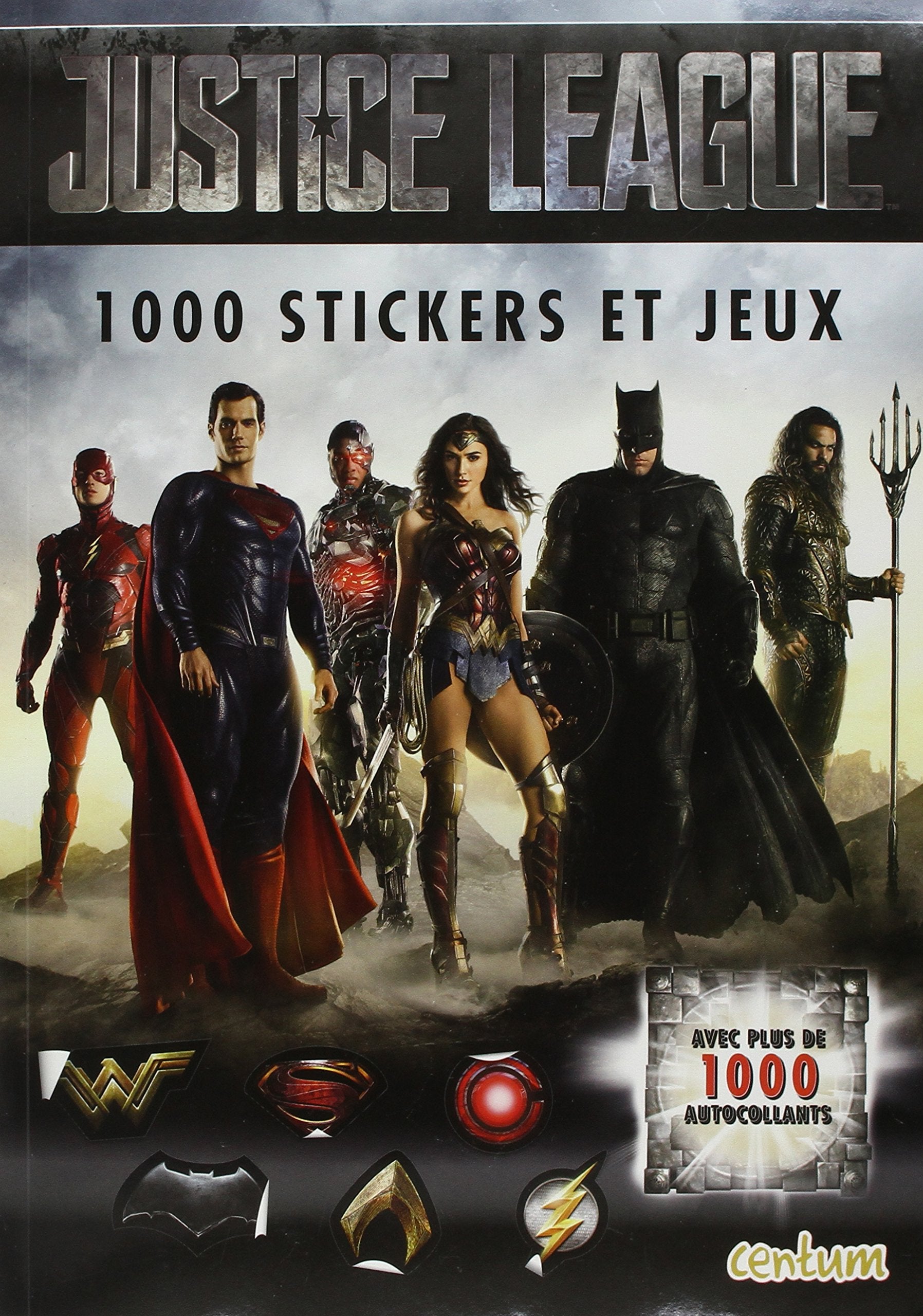 1 000 stickers & jeux Justice League book