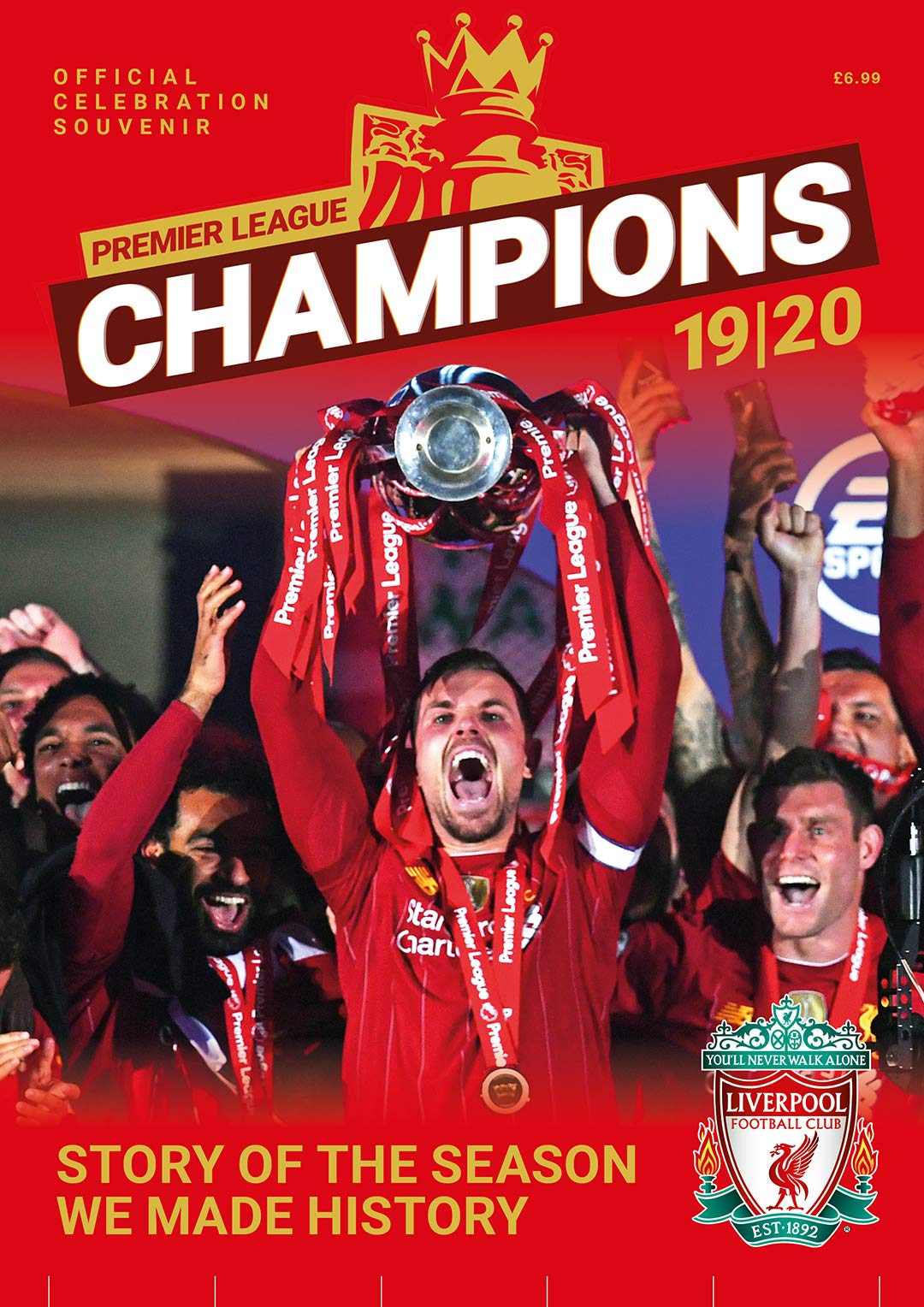 Liverpool FC Champions: Premier League Winners 2019/20: Story Of The Season We Made History Leisure & Fun