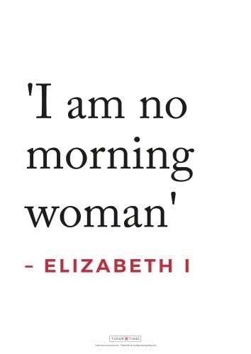 Tudor Quotes A3 Posters: Elizabeth i (1) Books