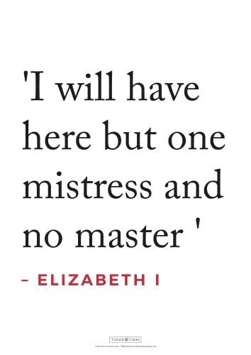 Tudor Quotes A3 Posters: Elizabeth I (2) Books
