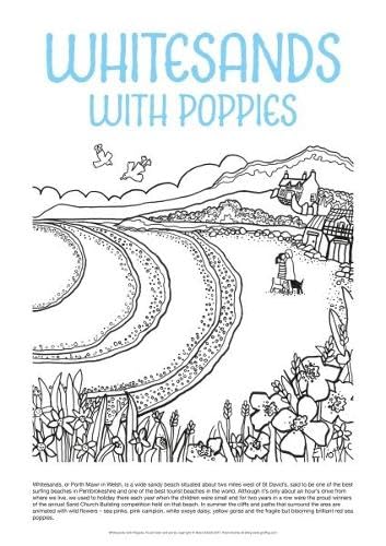 Helen Elliott Poster: Whitesands with Poppies Books