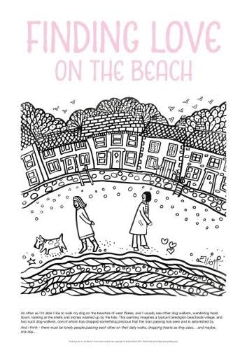 Helen Elliott Poster: Finding Love on the Beach Books