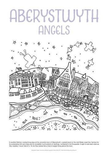Helen Elliott Poster: Aberystwyth Angels Books