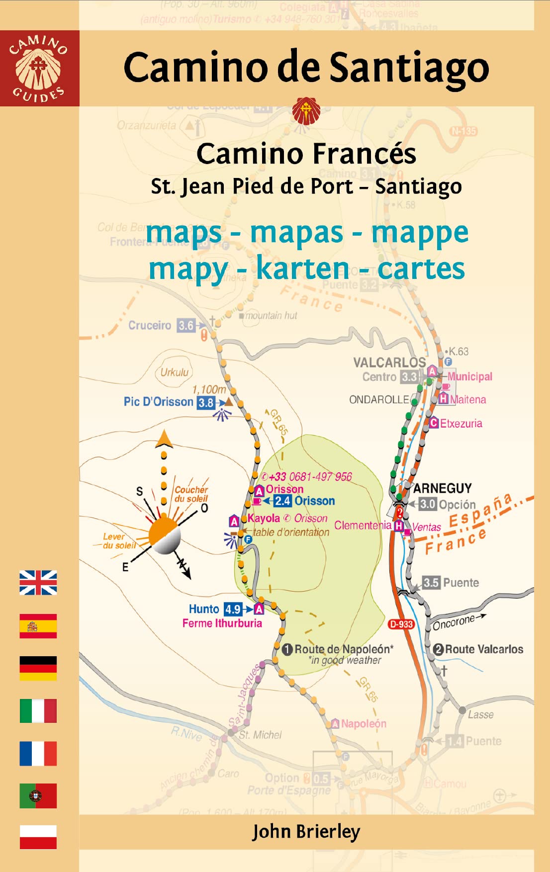 Camino de Santiago Maps (Camino Francés) Leisure, Home & Garden