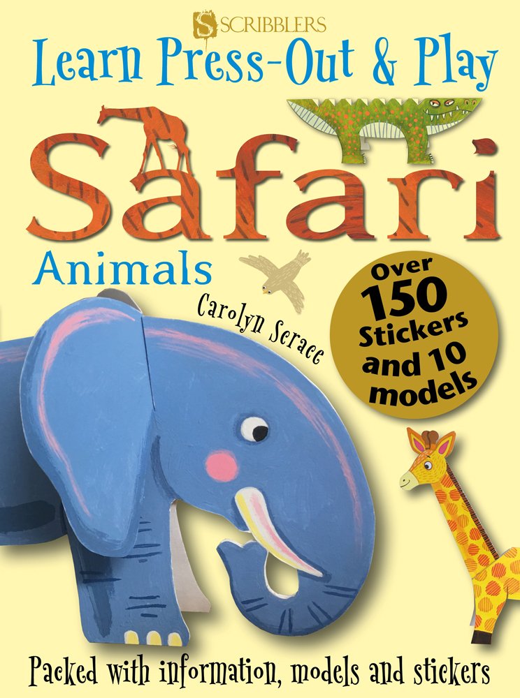 Learn, Press-Out & Play Safari Animals Tiptoi & Games