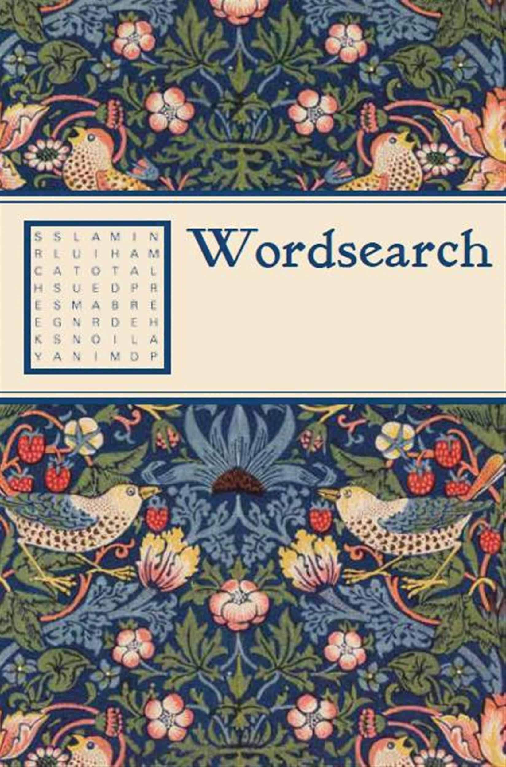 William Morris Strawberry Thief Wordsearch Leisure & Fun