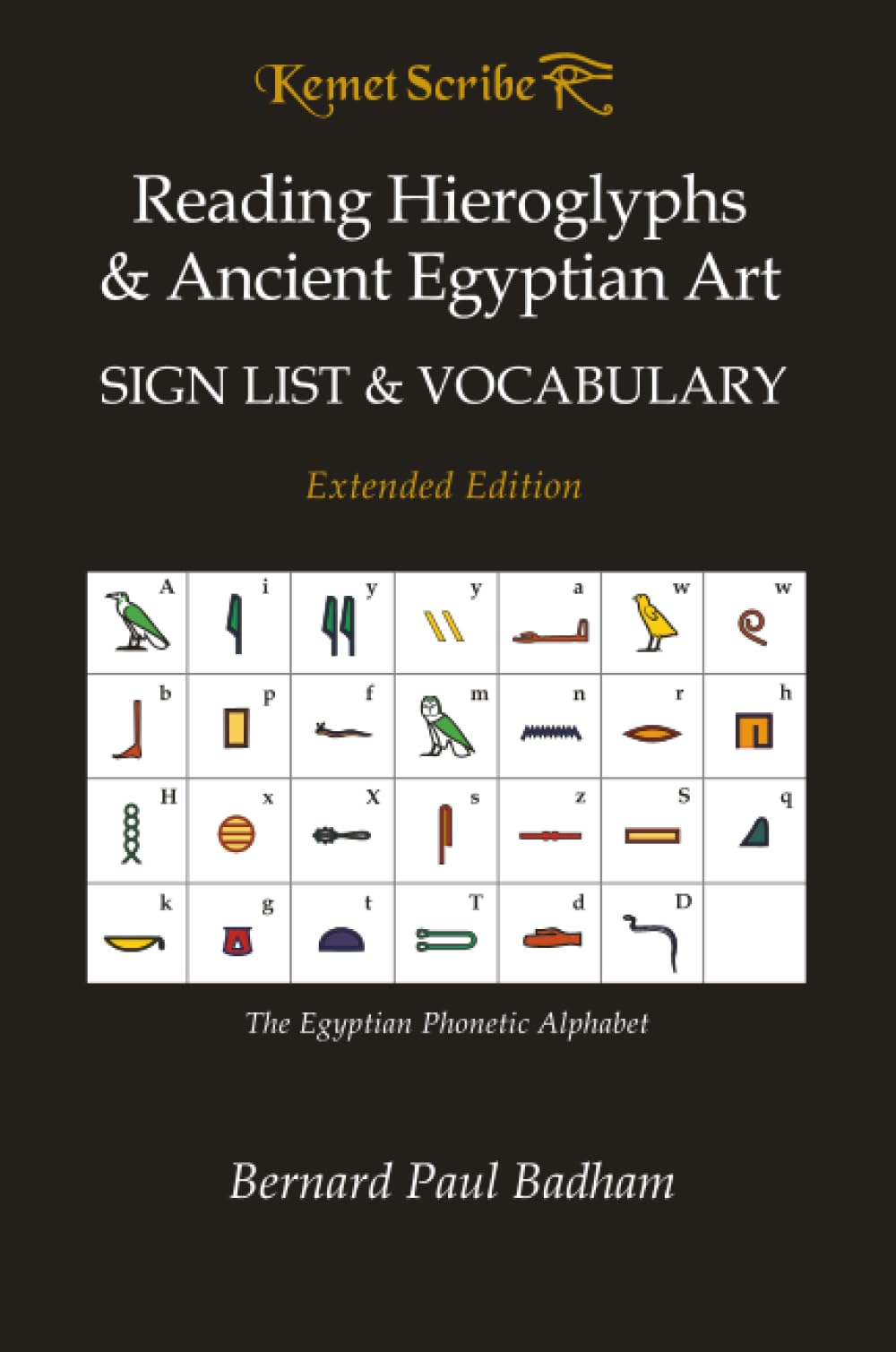 Reading Hieroglyphs  & Ancient Egyptian Art - Sign List & Vocabulary Politics & History