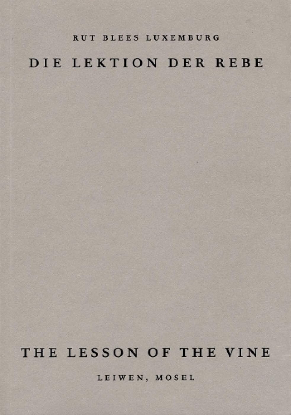 The Lesson of the Vine book