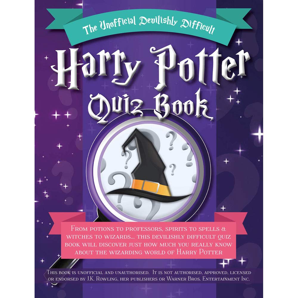 The Unofficial Devilishly Difficult Harry Potter Quiz Book: From potions to professors, spirits to spells & witches to wizards… this devilishly ... about the wizarding world of Harry Potter Leisure & Fun