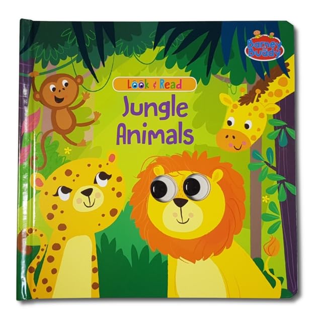Wobbly Eyes Books - Look And Read - Jungle Animals Novels & Short Stories