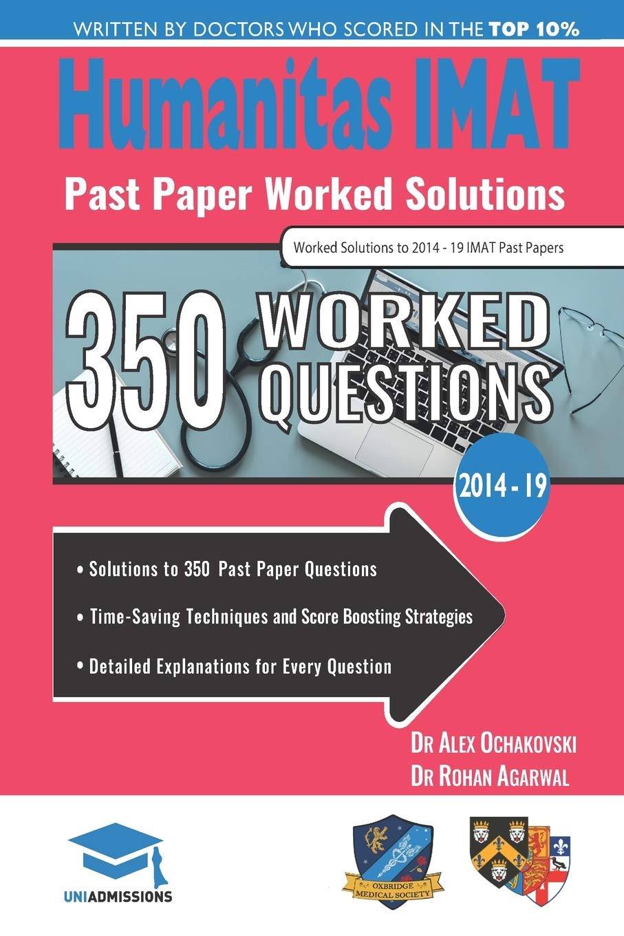 Humanitas IMAT Past Paper Worked Solutions: 2014 - 2019, Fully worked answers to 350+ Questions, International Medical Admissions Test Book: IMAT Inte Learning & Reference