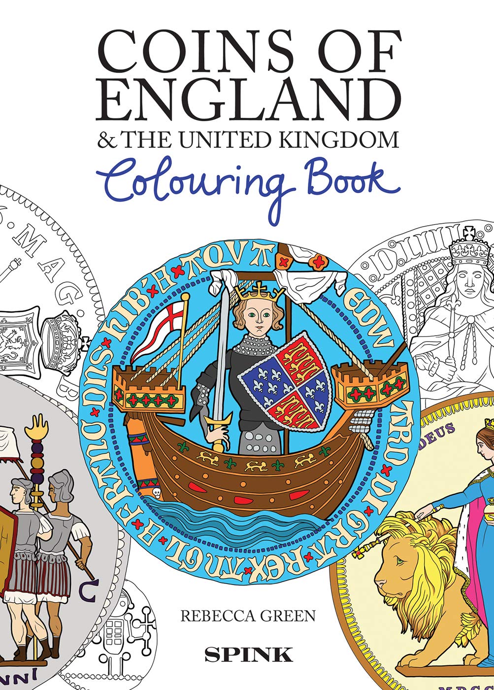Coins of England Colouring Book Hobbies & Crafts