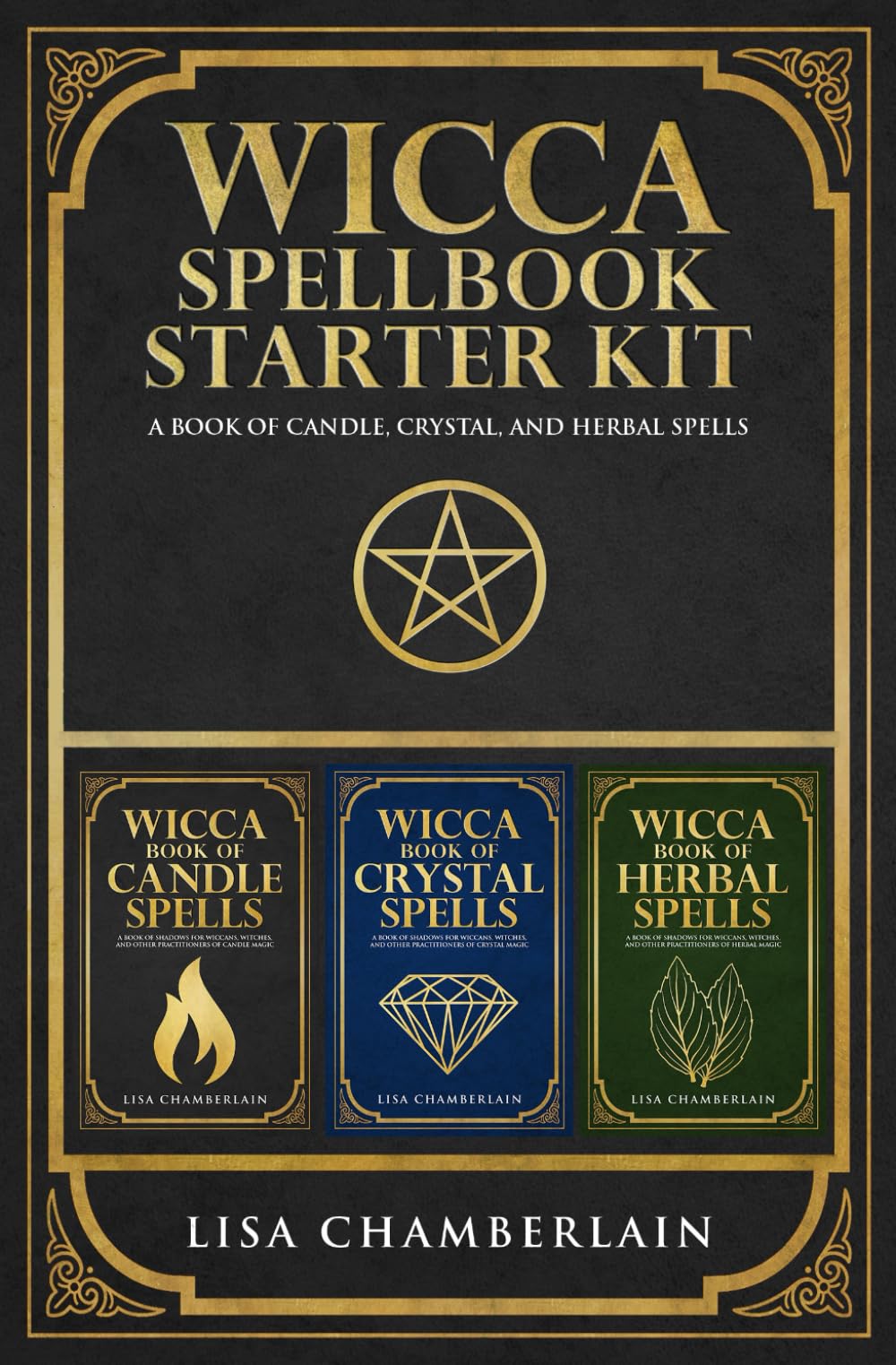 Wicca Spellbook Starter Kit: A Book of Candle, Crystal, and Herbal Spells (Wicca Starter Kit Series) Religion & Esotericism