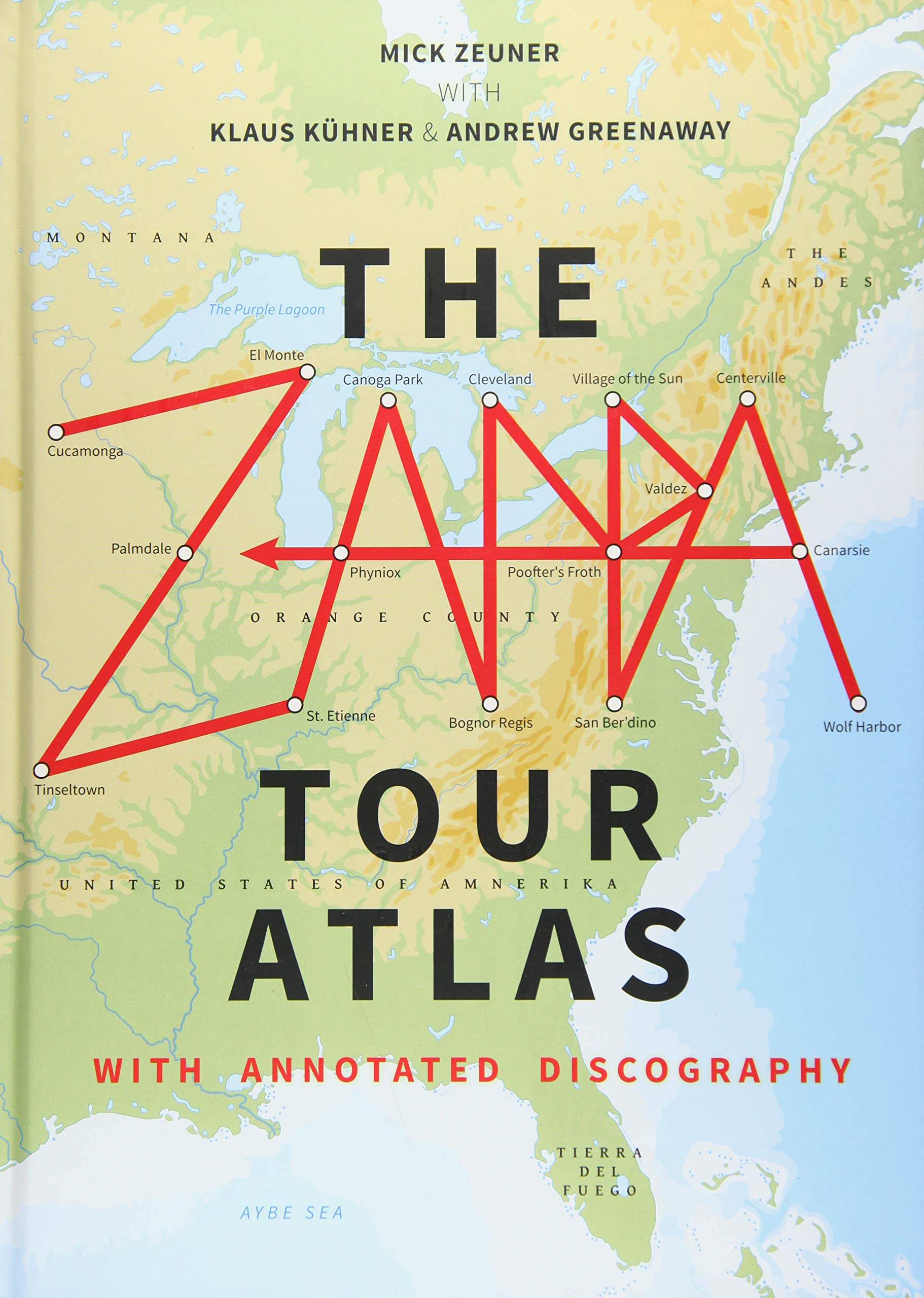 The Zappa Tour Atlas book
