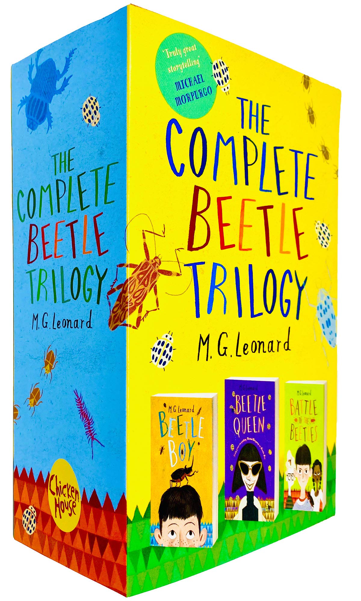The Complete Beetle Trilogy by M. G. Leonard (Beatle Boy, Beetle Queen & Battle of the Beetles) book