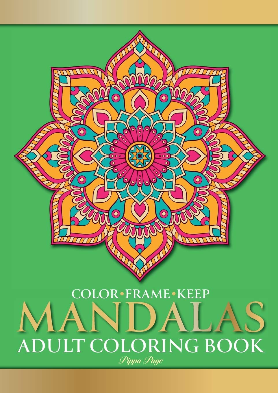 Color Frame Keep. Adult Coloring Book MANDALAS Film, Art & Culture