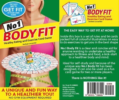 No1 Body Fit: Healthy eating & exercise card game Health, Nutrition & Fitness