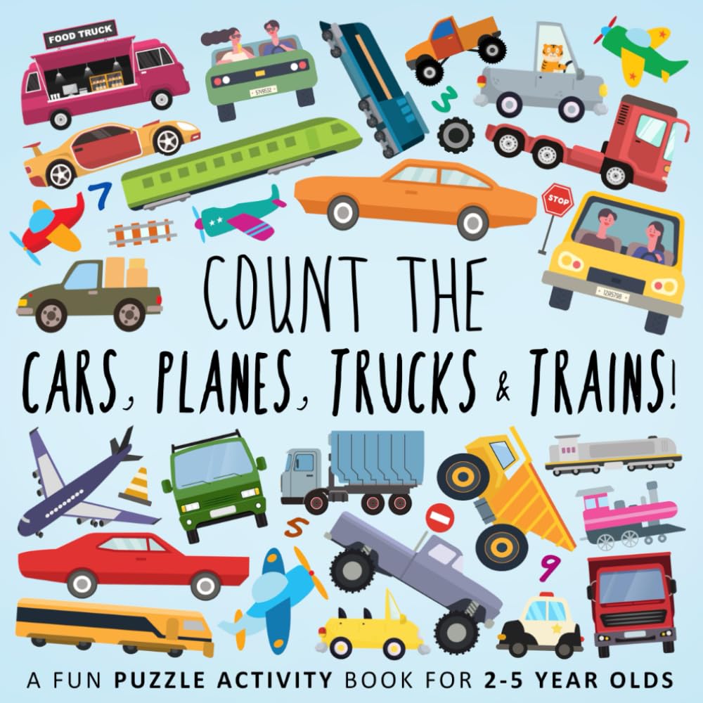 Count the Cars, Planes, Trucks & Trains! Non-fiction