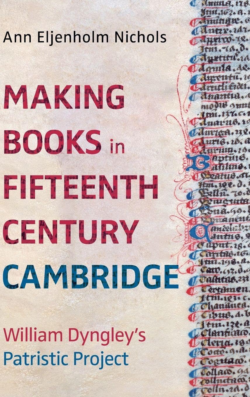 Making Books in Fifteenth-Century Cambridge Contemporary literature