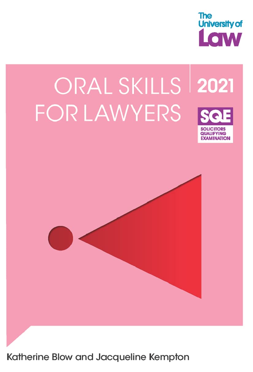 SQE - Oral Skills For Lawyers (SQE2) Law