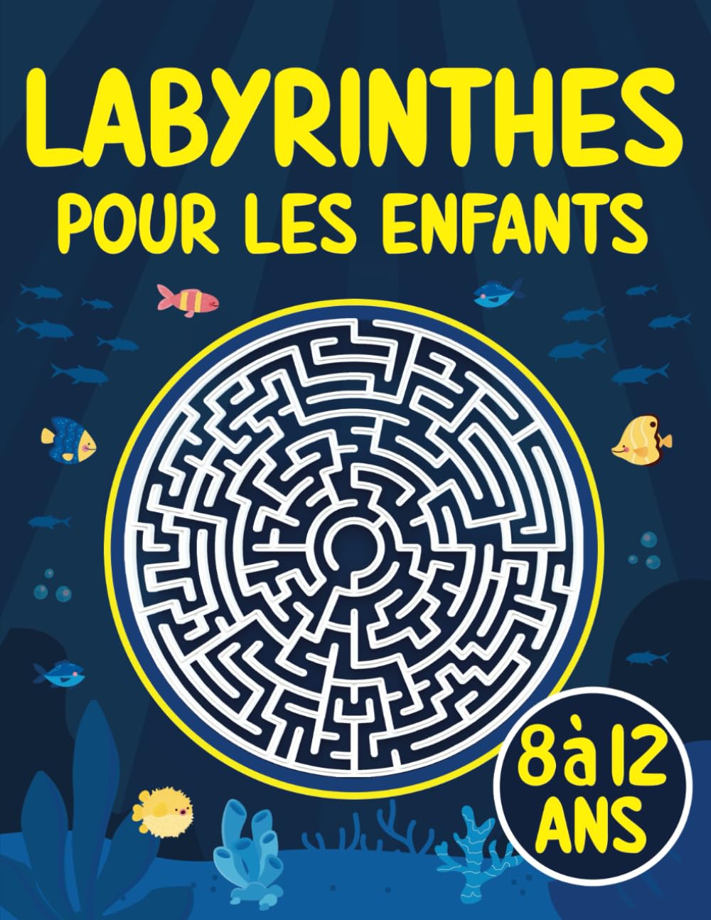 Labyrinthes pour les enfants 8 à 12 ans: Livres pour enfants de 8-12 ans | Cahier d'activités pour 8, 9, 10, 11 et 12 ans Tiptoi & Games