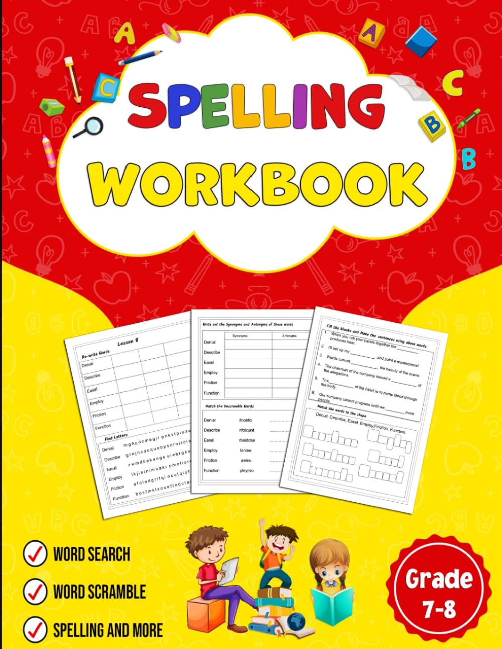 Spelling Workbook Grade 7- 8: Building Spelling Skills (Spelling Workbooks for children, Band 1) Tiptoi & Games
