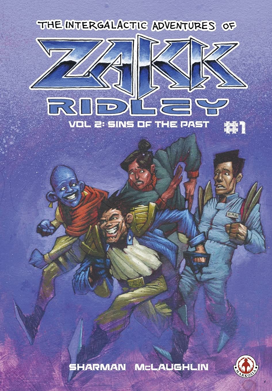 The Intergalactic Adventures Of Zakk Ridley Vol 2: Sins Of The Past #1 (The Intergalactic Adventures Of Zakk Ridley: Sins Of The Past #1, Band 2) Manga