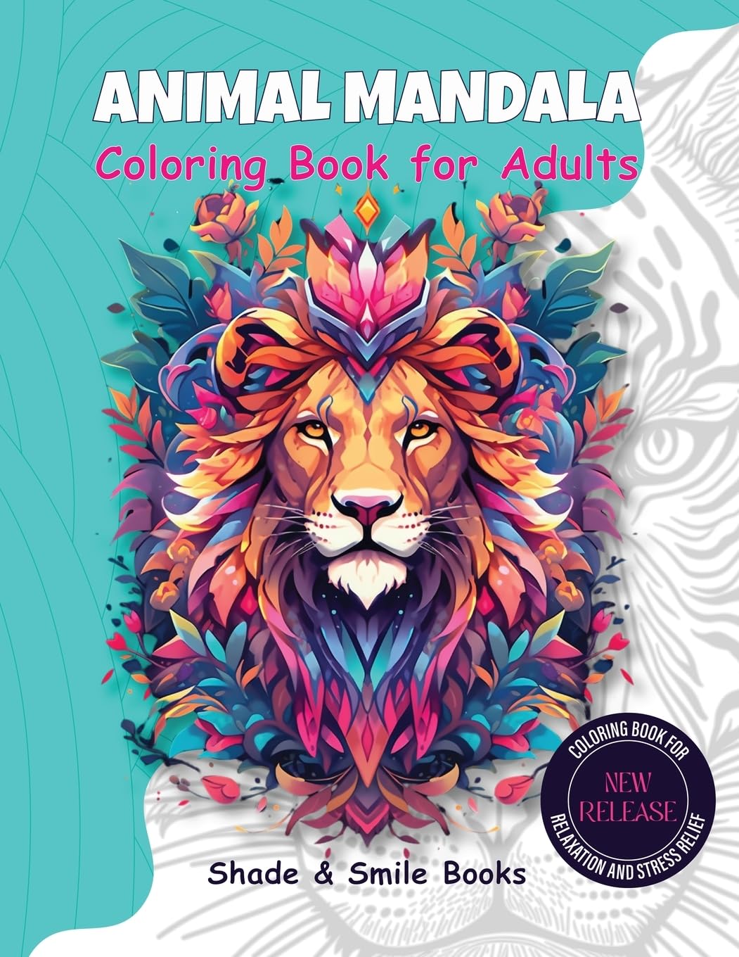 Animal Mandala Coloring Book for Adults Film, Art & Culture