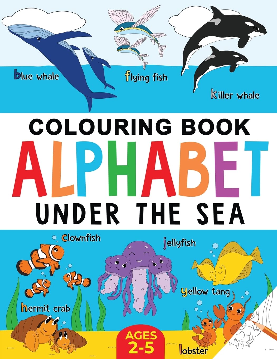 Under the Sea Colouring Book for Children Non-fiction