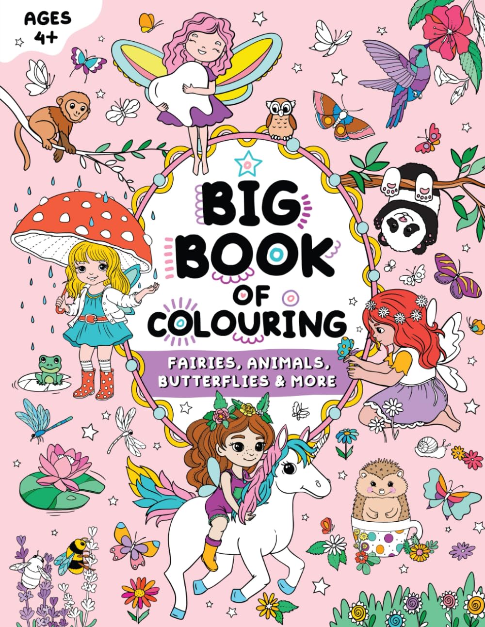 Big Book of Colouring for Girls Tiptoi & Games