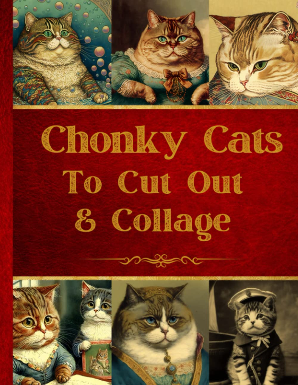 Chonky Cats To Cut Out & Collage: Original Design Collection For Junk Journals And Scrapbooks Hobbies & Crafts