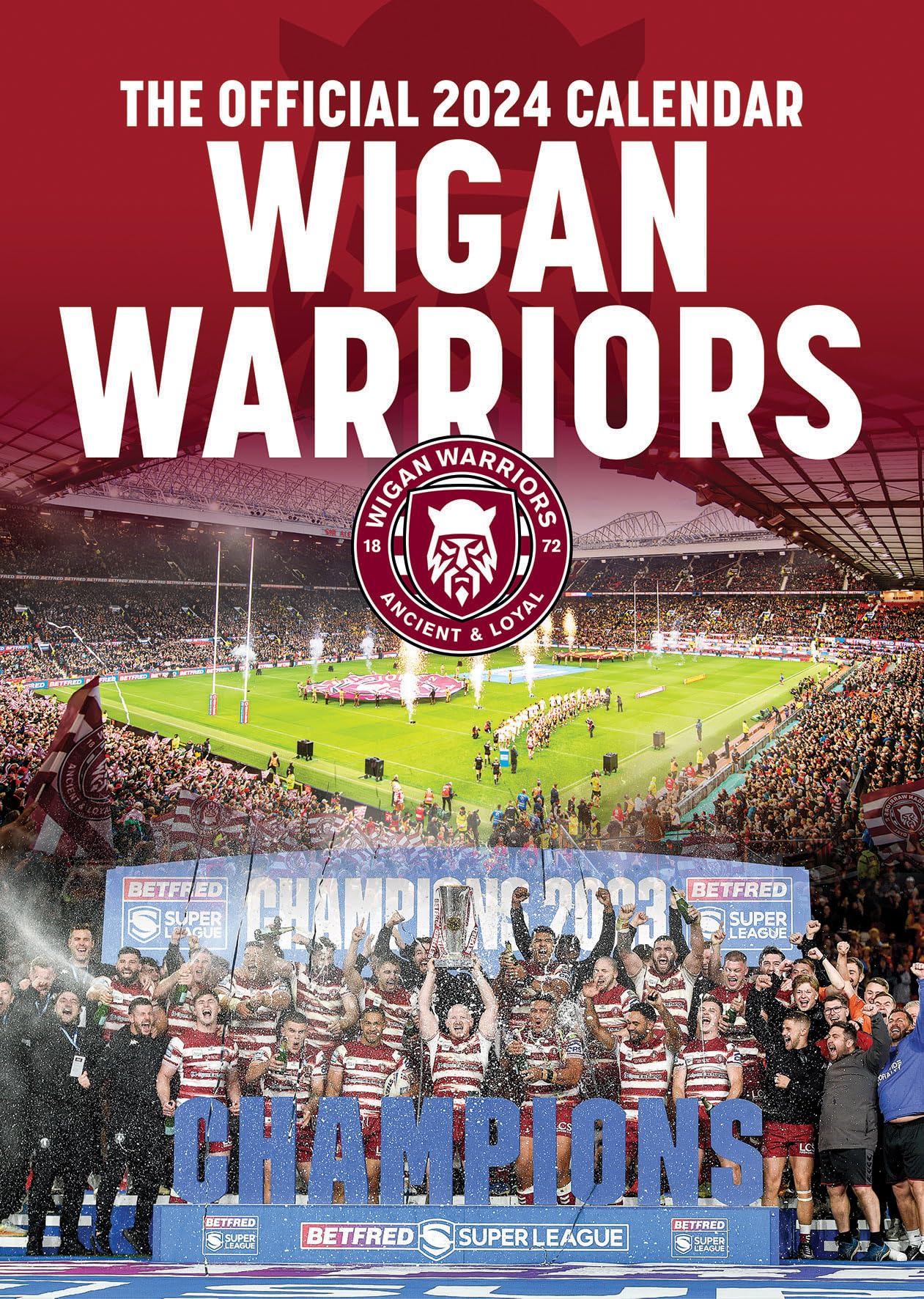 OFFICIAL WIGAN WARRIORS CALENDAR 2024 Leisure & Fun