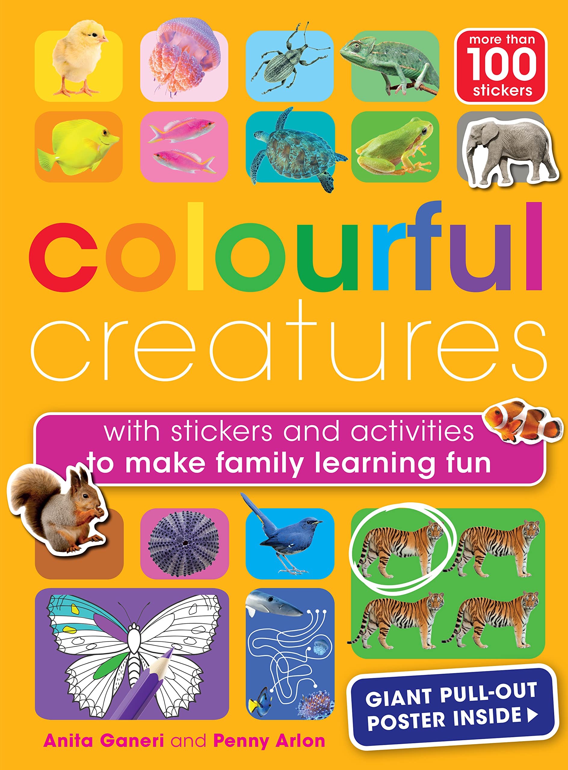 Colourful Creatures: with sticker and activities to make family learning fun (Cool Creatures, Band 2) Tiptoi & Games